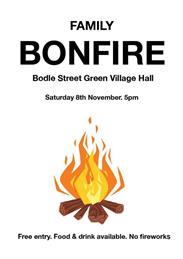Bodle Street Green Bonfire